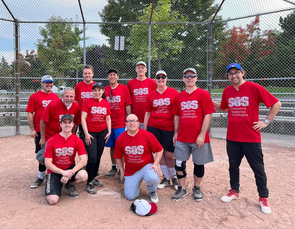 Building Community On and Off the Field: SOS Emergency Response Technologies Sponsors Thornhill Slo-Pitch Team