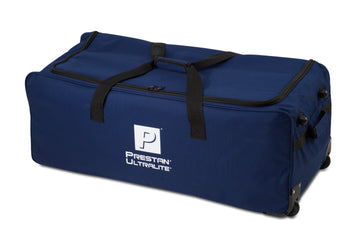 Blue Deluxe Carry Bag on Wheels with Retractable Pull Handle for PRESTAN Ultralite Manikin, 12-Pack