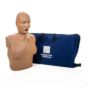 PRESTAN Professional Adult Female Manikin with CPR Feedback, Single Dark Skin