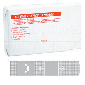 Compress Bandage, EMERGENCY BANDAGE w/MOBILE