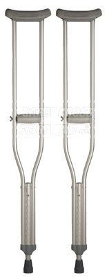 Crutches, Adjustable,  Adult Aluminum