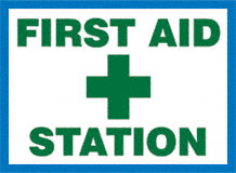 Sign - First Aid Station