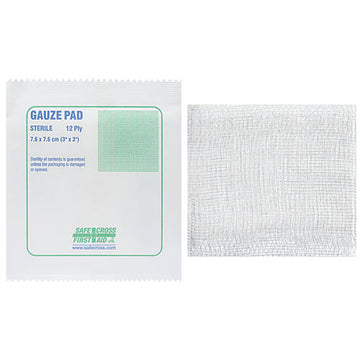 Gauze Pads 3" x 3", Case of 2400