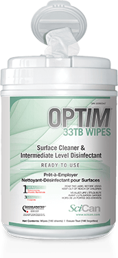 Optim 33TB Wipes, 160/tub